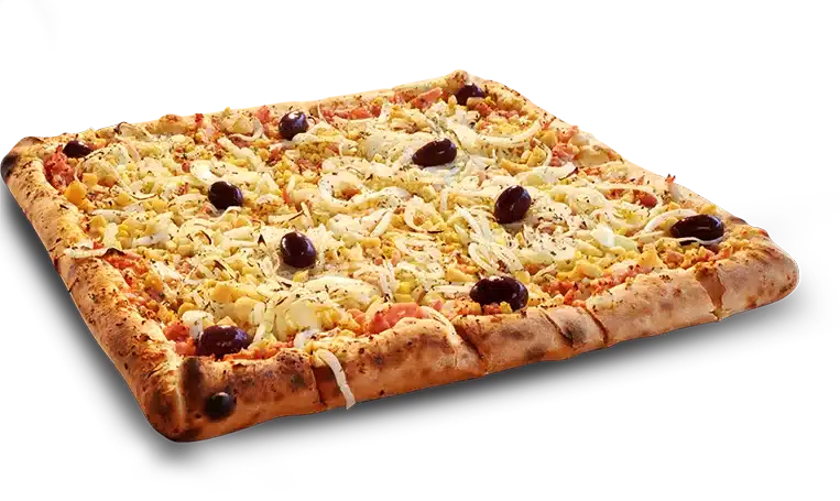 Pizza em cardápio digital de restaurante